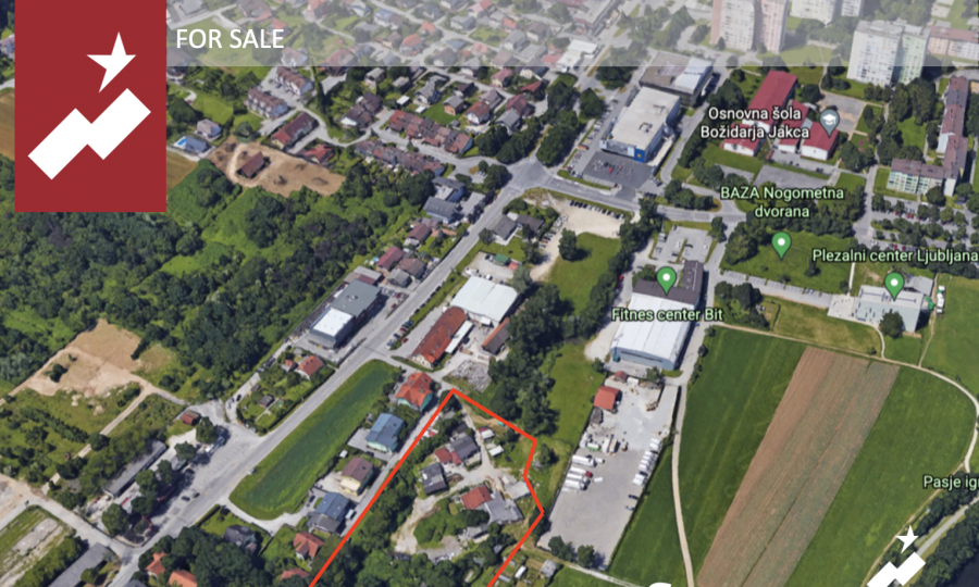 zazidljivo zemljišče v Ljubljani